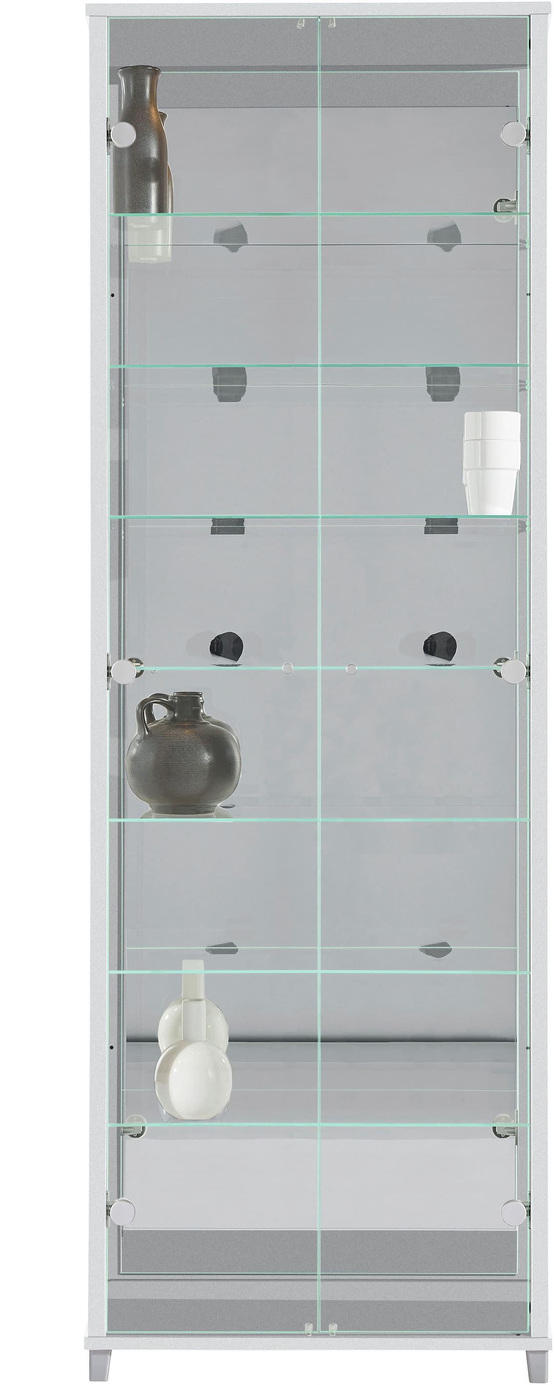 fif möbel Vitrine OPTIMA | Silber