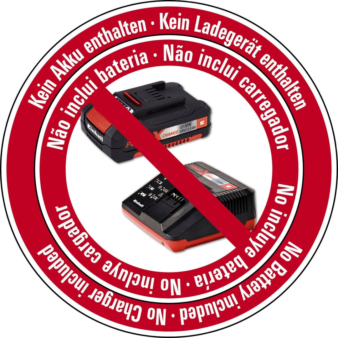 Einhell Akku-Grasschere GC-CG 18/1 Li-Solo | Rot