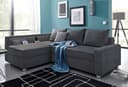 COLLECTION AB Ecksofa Relax L-Form | Grau