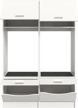 welltime Mehrzweckschrank-Set FALAS | Weiß