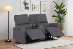 Home affaire 2-Sitzer TOURNAY Kinosofa | Grau