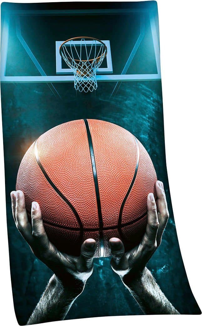 Herding Young Collection Badetuch Basketball | Mehrfarbig
