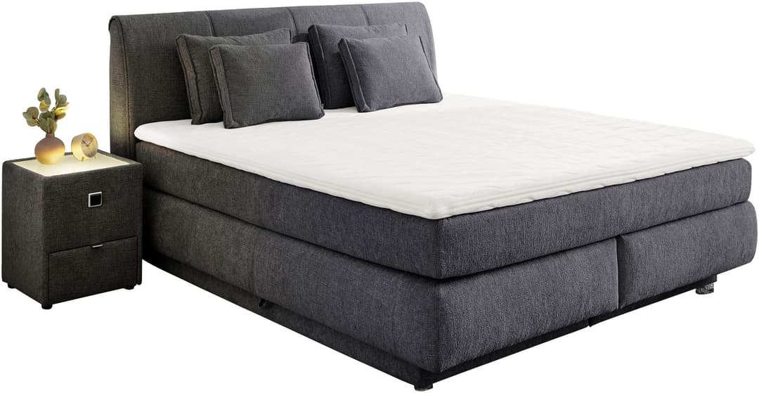 Jockenhöfer Gruppe Boxspringbett Carla | Grau