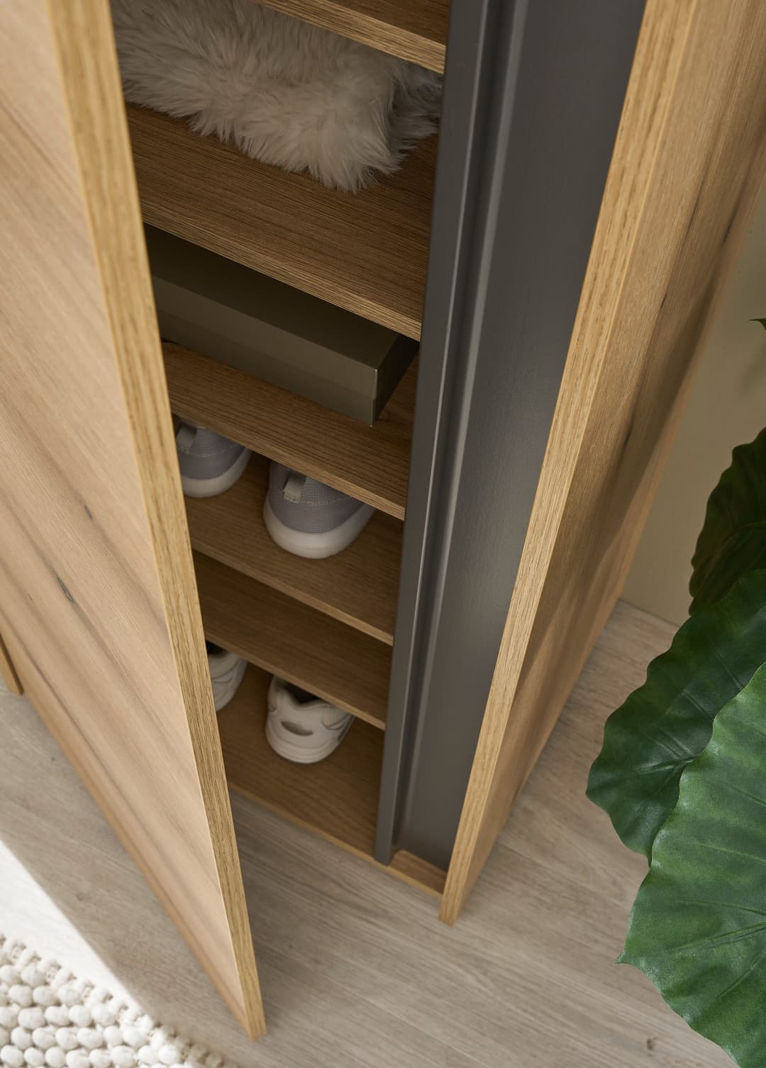 Home affaire Garderobenschrank GiRON/CiTY | Holztöne