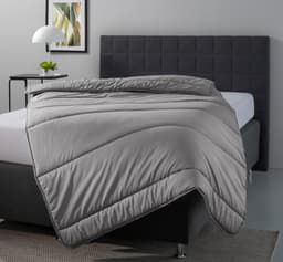 OTTO home Microfaserbettdecke Clarra | Grau