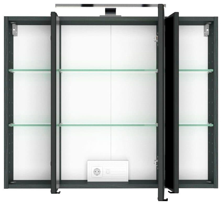 welltime Spiegelschrank Baabe | Grau