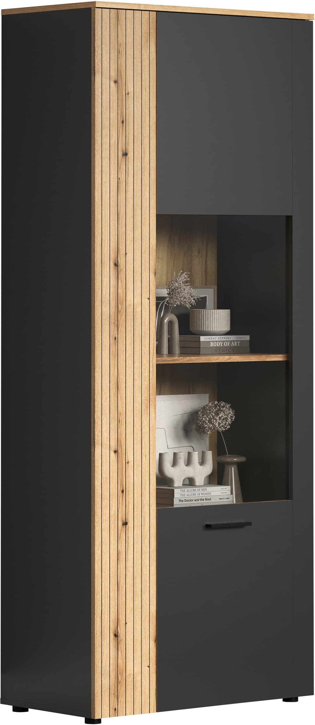 INOSIGN Standvitrine Estepona | Holztöne