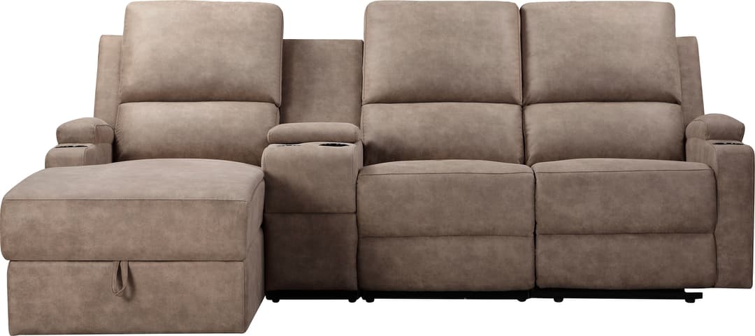 OTTO home Ecksofa NAPORI | Braun