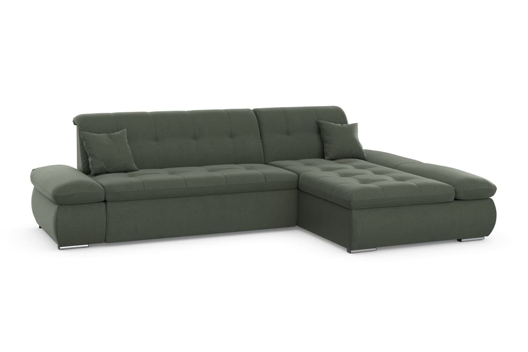 DOMO collection Ecksofa Moric | Grün