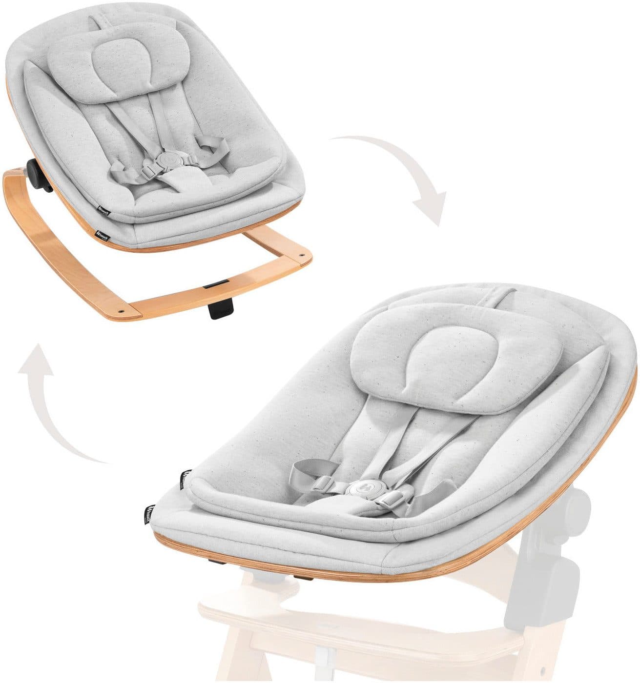 Hauck Eco Bouncer Hochstuhlaufsatz | Beige