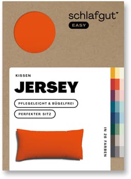 Schlafgut Kissenbezug EASY JERSEY | Rot