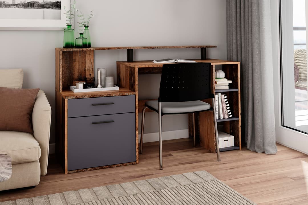 byLIVING Schreibtisch Louise | Holztöne