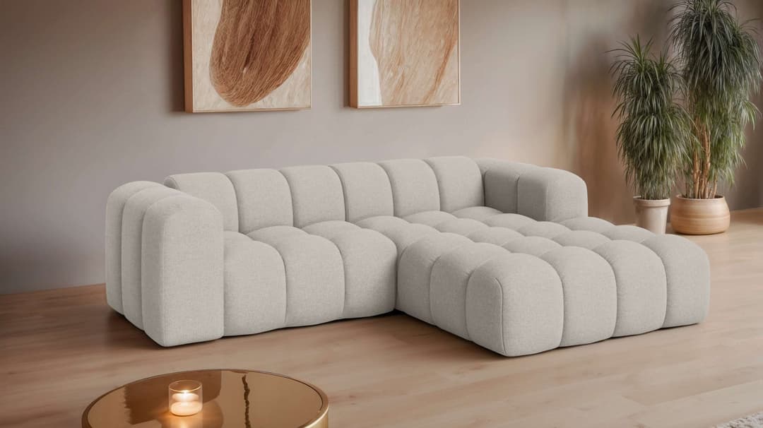 OTTO home Ecksofa KALLIE L-Form, 248 cm | Beige