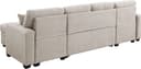 ATLANTIC home collection Wohnlandschaft Gerrit | Beige 5