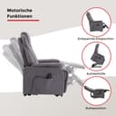 Duo Collection TV-Sessel Toronto XXL | Grau 3