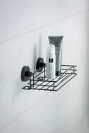 Wenko Duschablage Vacuum-Loc | Schwarz