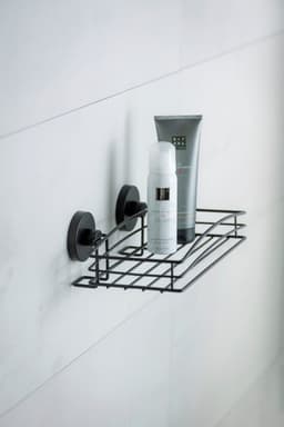 Wenko Duschablage Vacuum-Loc | Schwarz