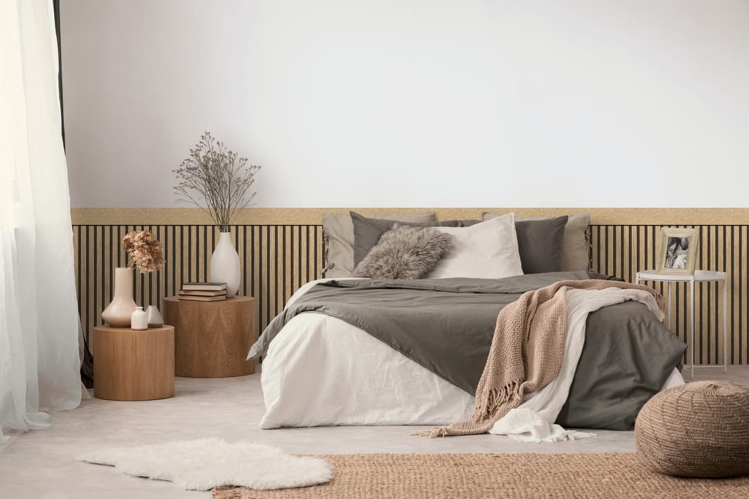 living walls Vliestapete Wallpanel | Braun