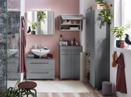 OPTIFIT Hochschrank Bern | Grau