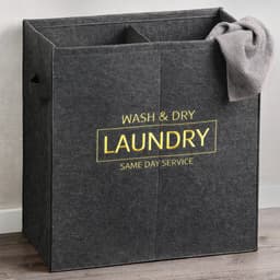 KESPER® Wäschebox Wäschesammler | Grau