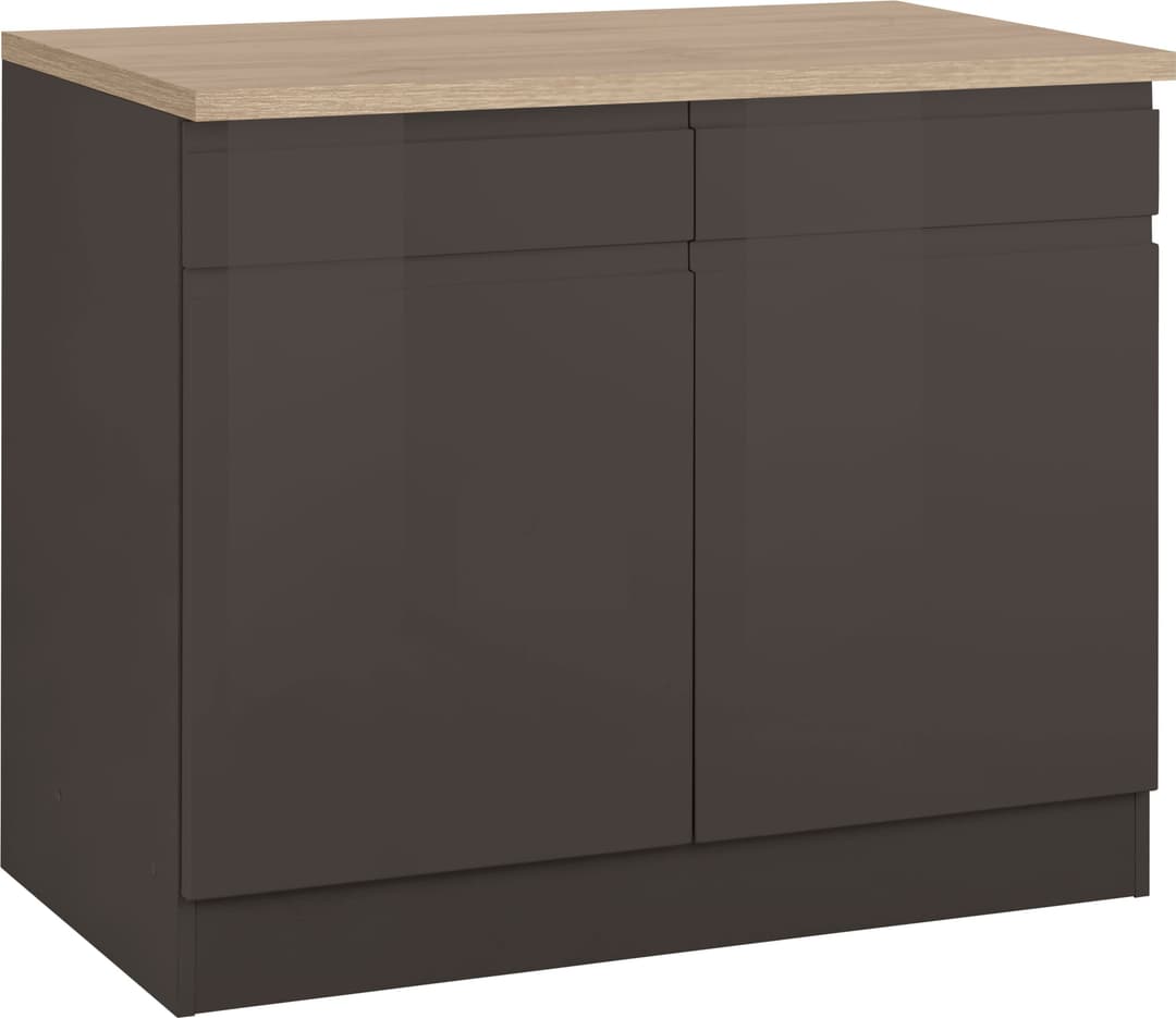 KOCHSTATION Unterschrank KS-Virginia | Grau