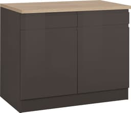 KOCHSTATION Unterschrank KS-Virginia | Grau