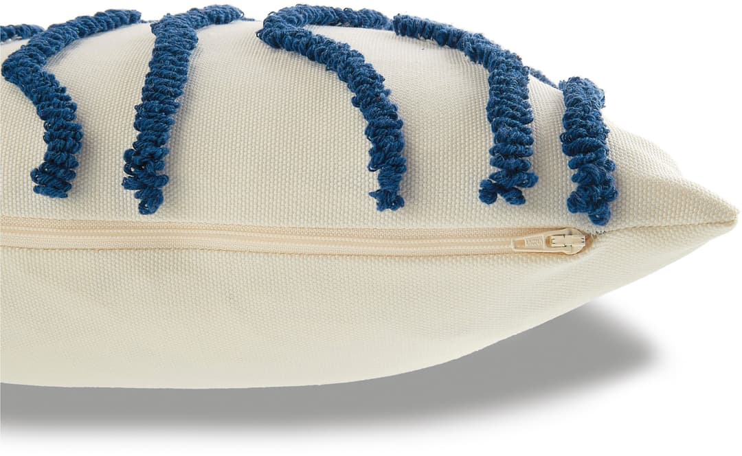TOM TAILOR HOME Dekokissen Wavy | Blau