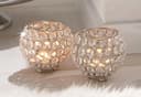 Home affaire Teelichthalter Kristall | Silber 4