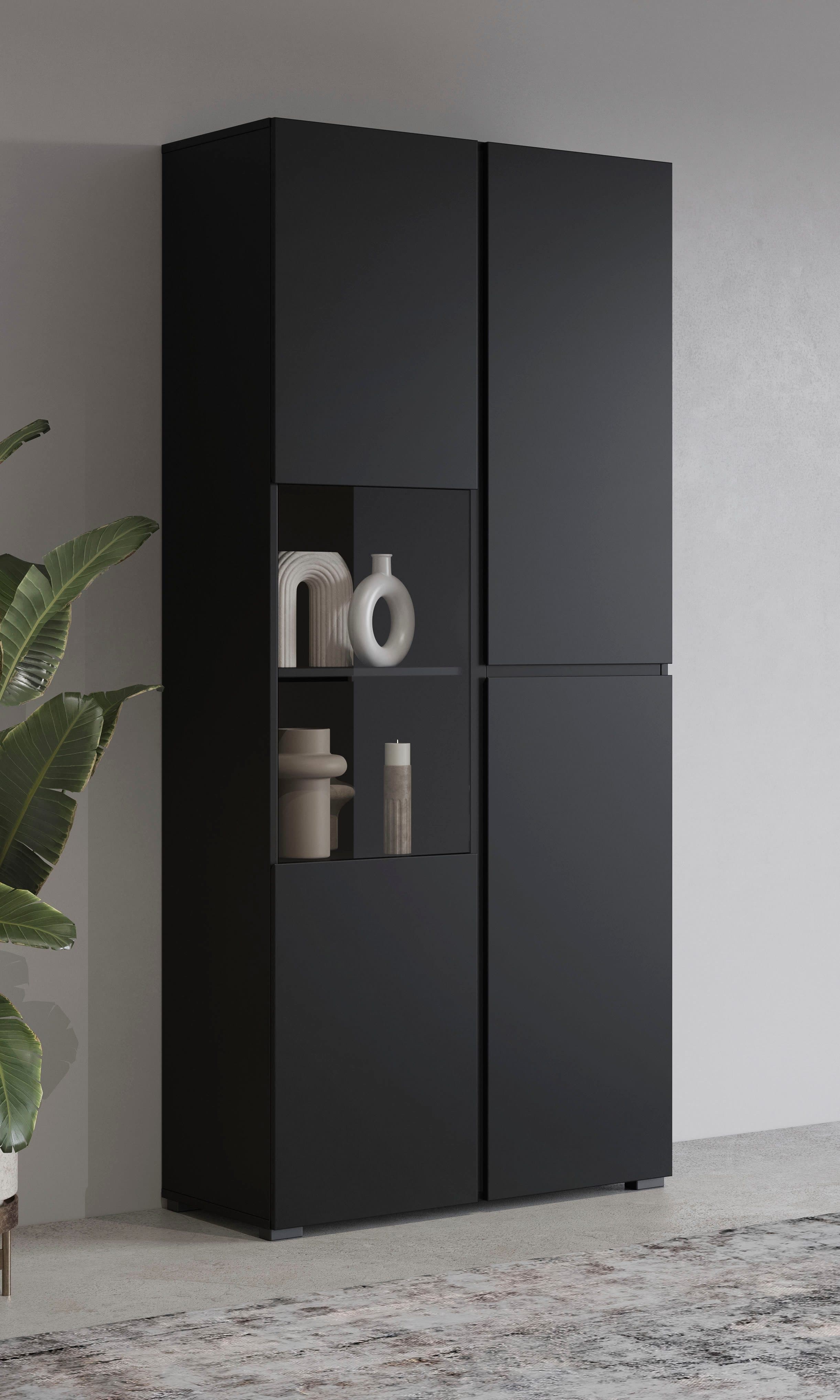OTTO home Vitrine Cross | Schwarz