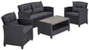 KONIFERA Gartenlounge-Set St. Tropez | Schwarz 2