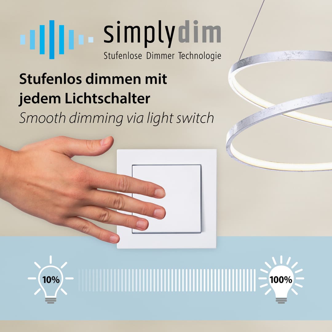 JUST LIGHT Pendelleuchte CURLS | Gold