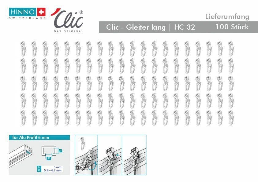 HINNO Clic-Gleiter HC32 | Weiß