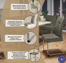 OTTO home Freischwinger Rab | Braun