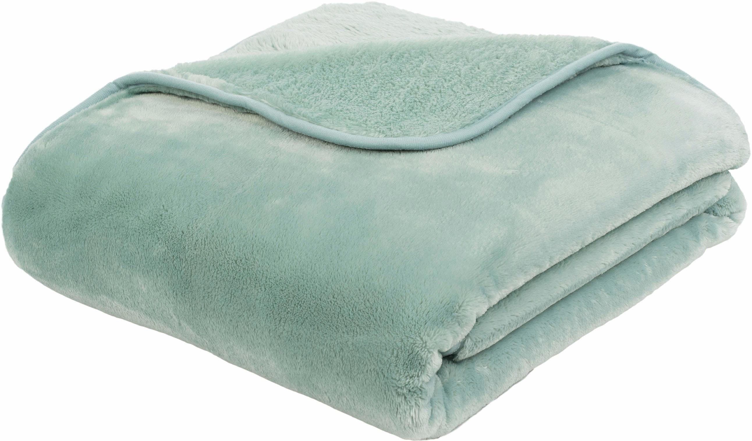 Wohndecke Premium Cashmere Feeling | Grün