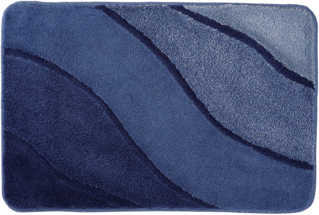 Kleine Wolke Badematte Serenade | Blau