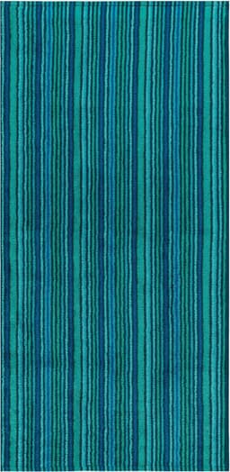 Egeria Badetuch Combi Stripes | Blau