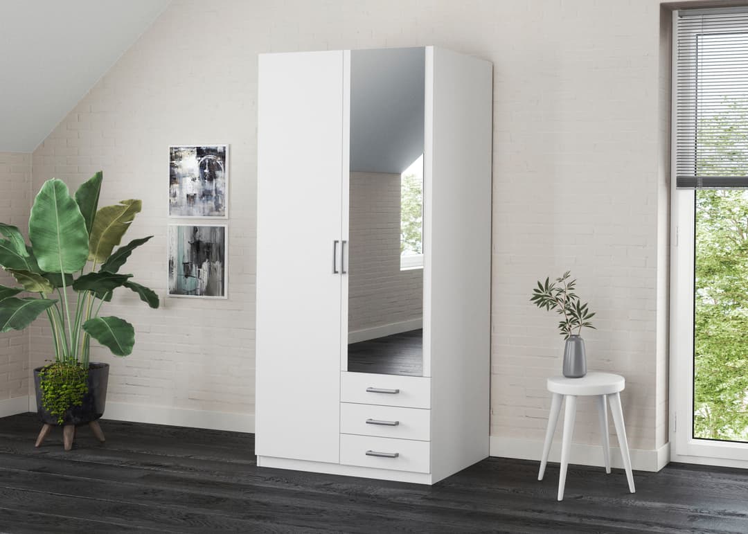 priess Kleiderschrank Amsterdam | Weiß
