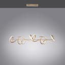 JUST LIGHT Pendelleuchte CURLS | Gold