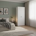 Schlafkontor Kleiderschrank Joe | Weiß 3