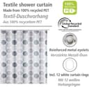 WENKO Duschvorhang Pastell Dots | Mehrfarbig 3