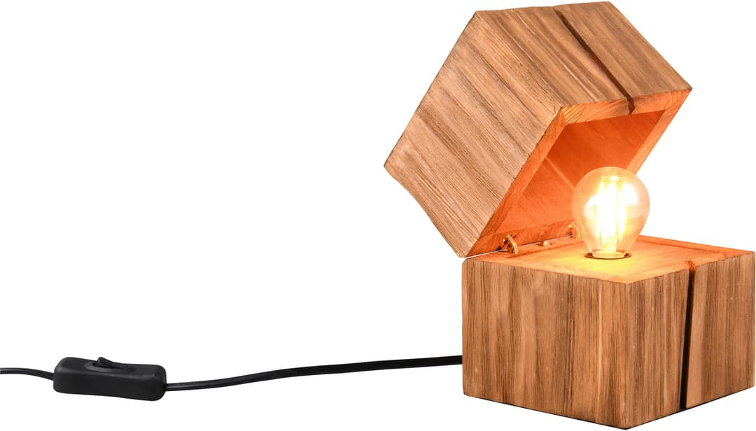 TRIO Leuchten TREASURE Tischleuchte | Holztöne