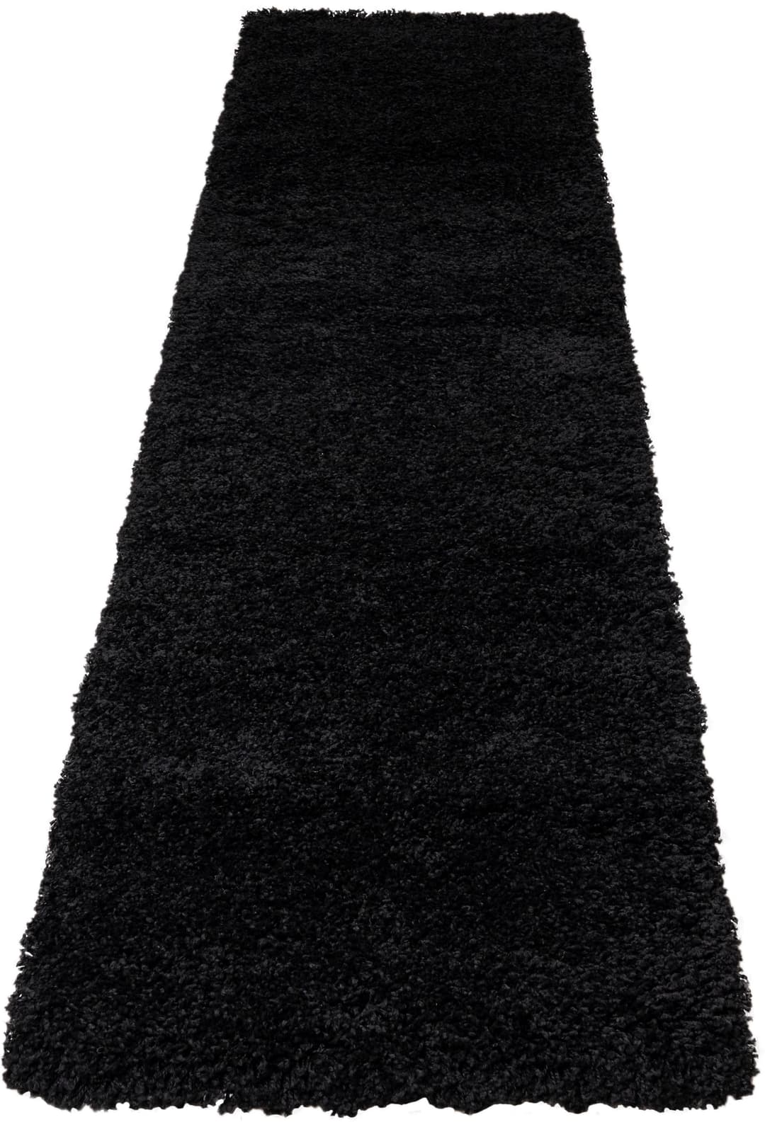 Bruno Banani Läufer Shaggy Soft | Schwarz