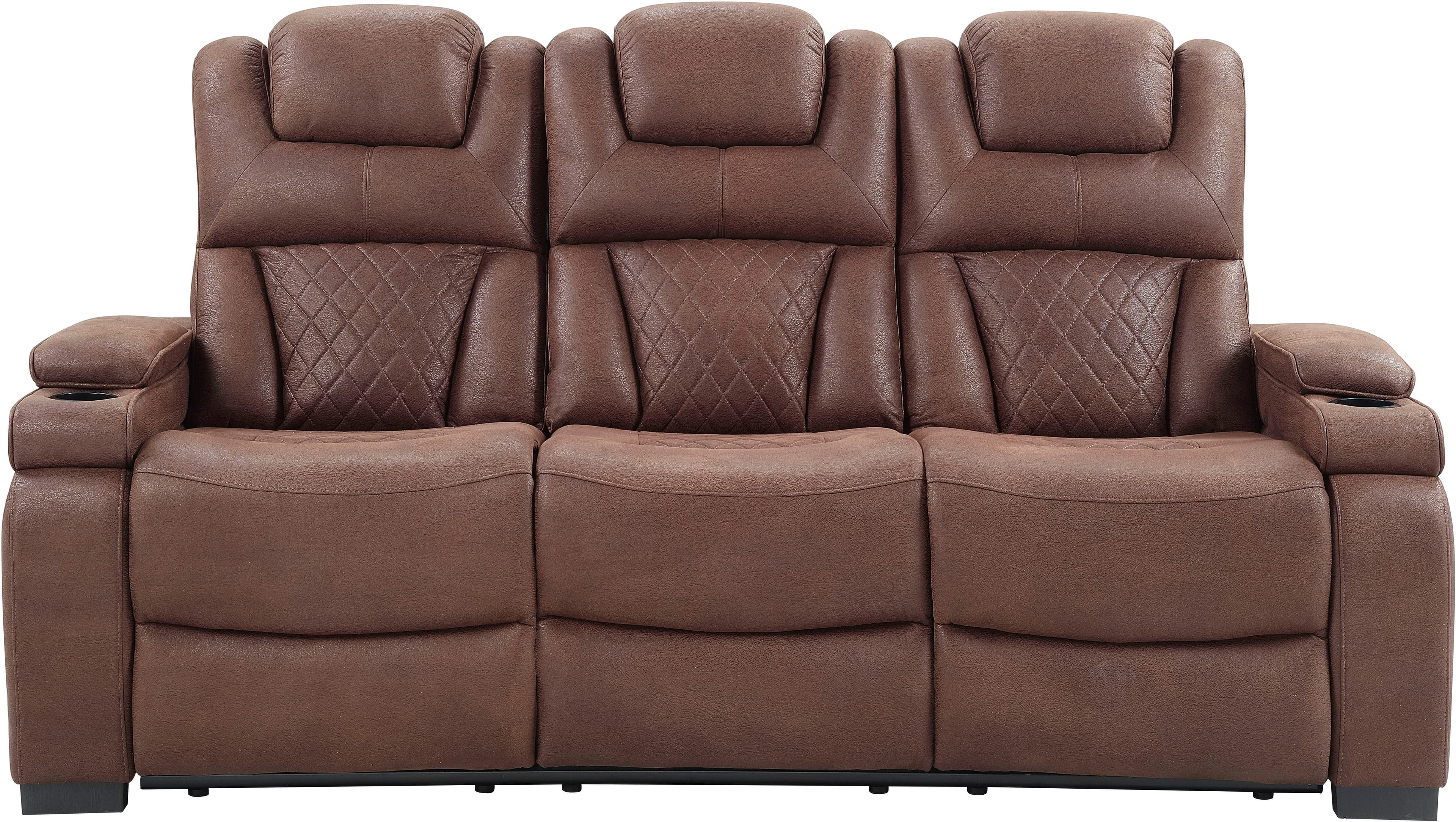 ATLANTIC home collection 3-Sitzer Faris | Braun