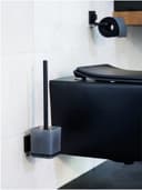 Wenko WC-Garnitur Vacuum-Loc Modell Quadro | Schwarz 3