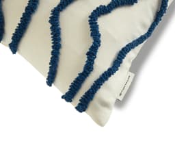 TOM TAILOR HOME Dekokissen Wavy | Blau