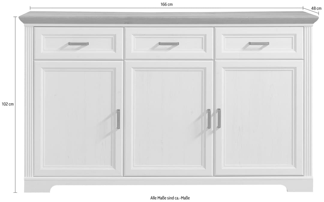 Innostyle Sideboard Jasmin | Holztöne