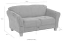 Home affaire 2-Sitzer Gotland | Grau 5