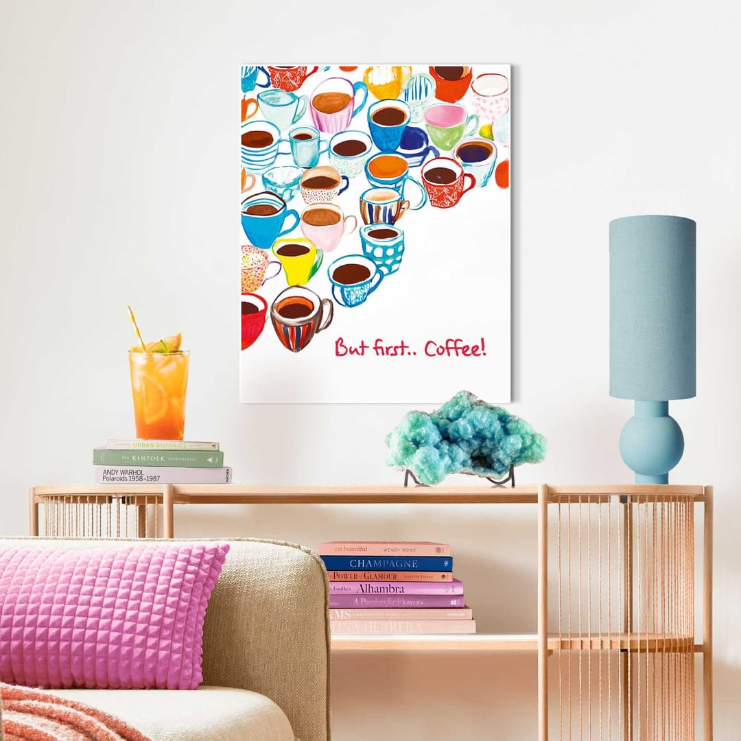 Reinders! Poster But First...Coffee! | Mehrfarbig