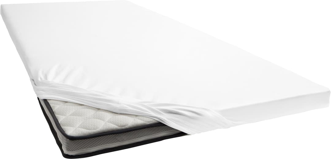 Estella Spannbettlaken Jersey Topper | Weiß