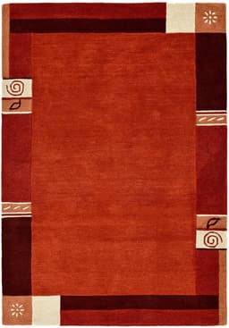 THEKO Wollteppich Tromso | Rot
